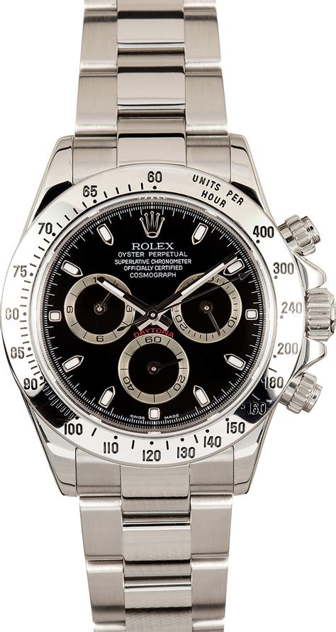 rolex daytona cosmograph stainless steel price|rolex daytona 116520 black.